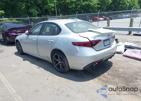 2019 Alfa Romeo Giulia Ti Sport Awd из США, поврежденный, VIN ZARFANBN6K7609476